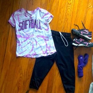 Underarmour, Justice, Easton softball outfit!
